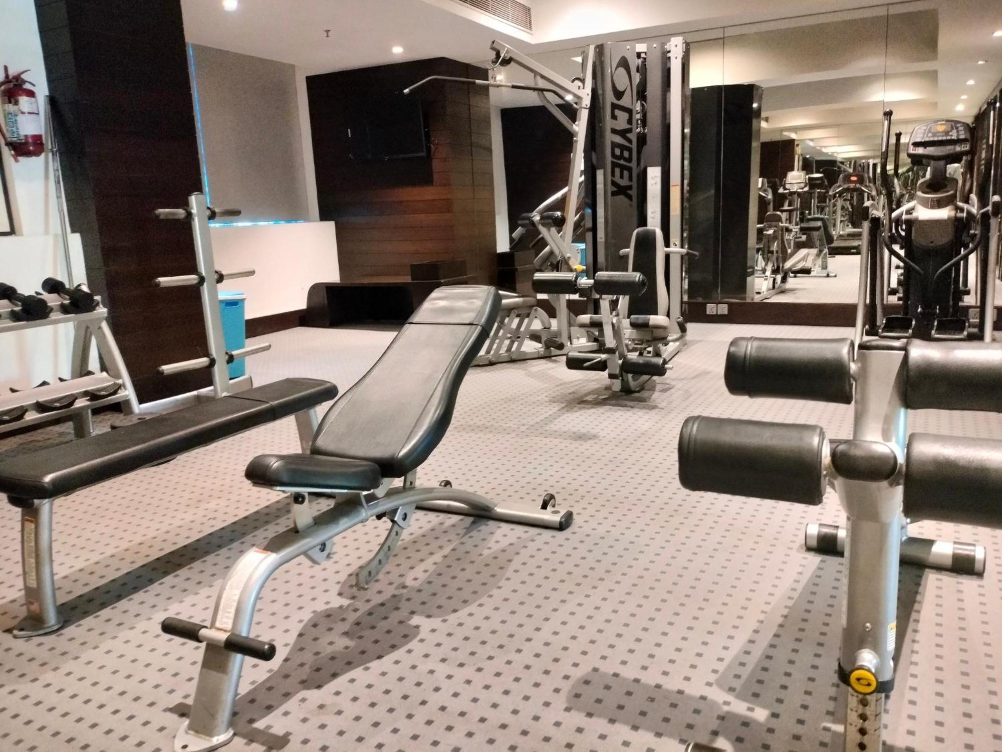 Holiday Inn Chandigarh Panchkula, An Ihg Hotel Dış mekan fotoğraf The gym at the hotel